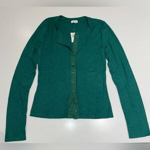 Aerie Green Cardigan